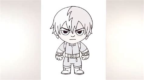 25 Easy Todoroki Drawing Ideas - How to Draw Todoroki