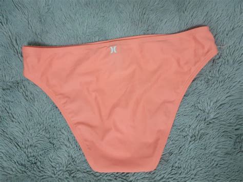 Hurley Two Piece Bikini Neon Orange Women S Fashion Swimwear Bikinis Swimsuits On Carousell