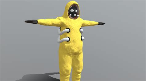 Backrooms Kit Builder And Hazmat Suit Buy Royalty Free 3D Model By