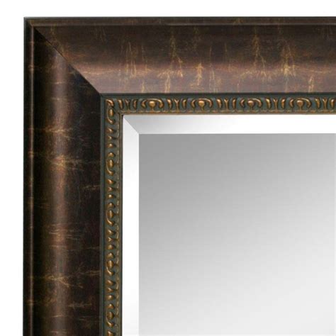 Deco Mirror In W X In H Framed Rectangular Beveled Edge