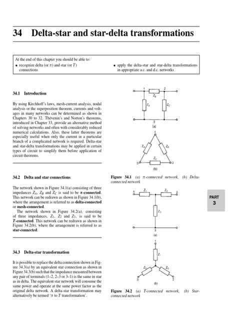 Transformasi Star Delta Dan Delta Star Pdf Quantity Metrology