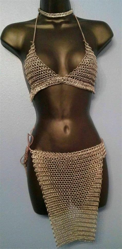 Chainmail New Custom Made Chainmail Bikini Top Etsy