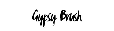 Gypsy Brush Font