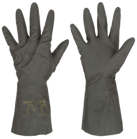 17 Mil Glove Thick 13 In Long Chemical Resistant Gloves 5T313 29