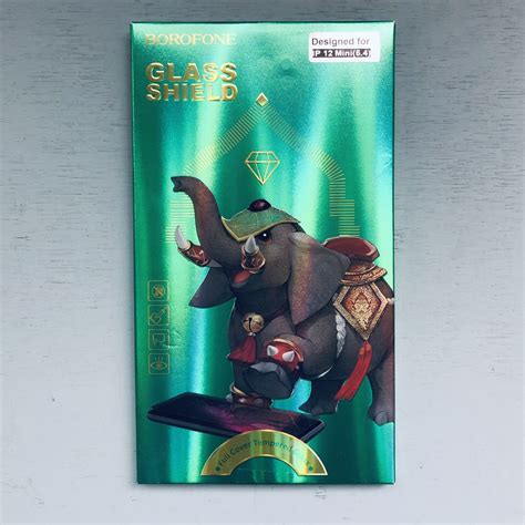 Защитное стекло 10D на iPhone Borofone 12 Mini Glass Shield 9H