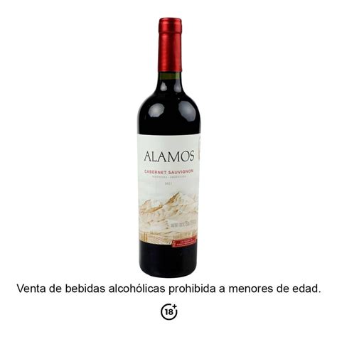 Vino Tinto Alamos Cabernet Sauvignon 750 Ml Walmart