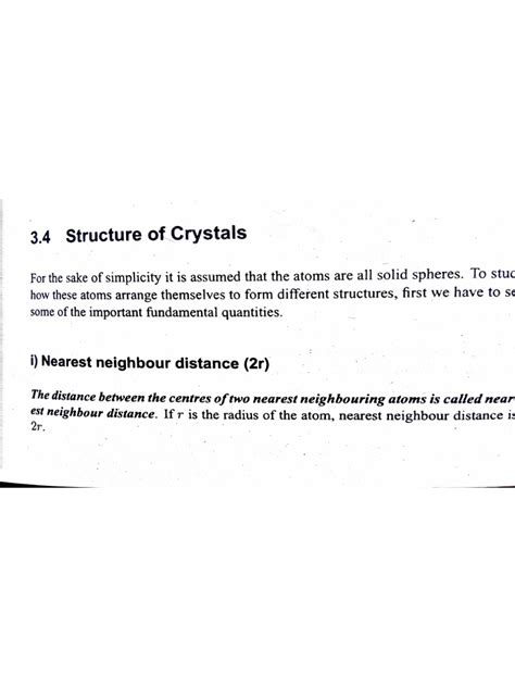 Crystal Structure | PDF