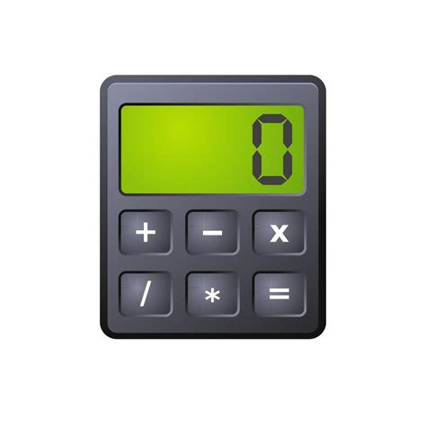 Calculator Icon In Color Calculate Electronic Finance 38031738 Vector