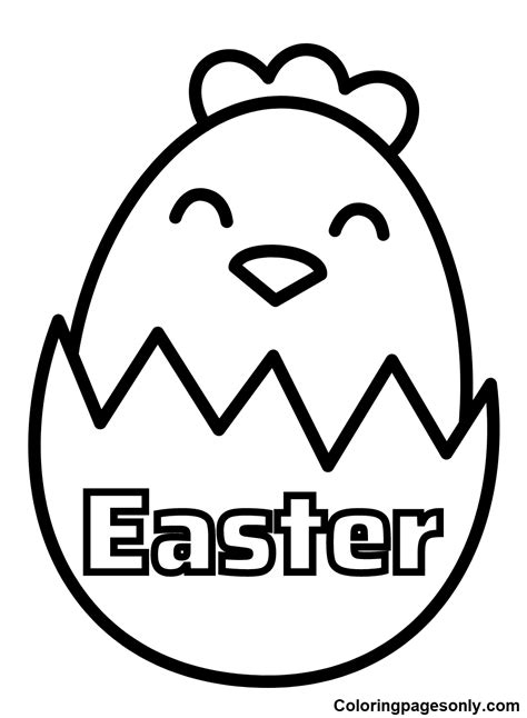 61 Easter Chick Coloring Pages