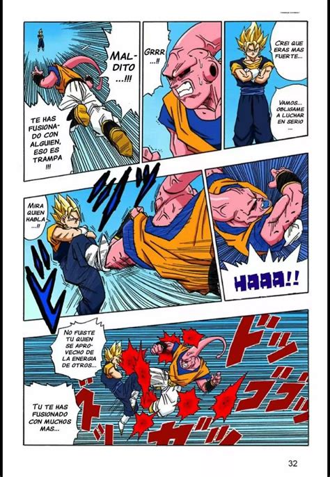 Vegeto Vs Majin Buu Manga De Dbz Bola De Dragon S Per Vegeta