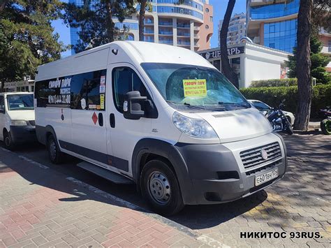 Краснодарский край, FIAT Ducato № Е 601 ВН 126 — Фото — Автобусный ...