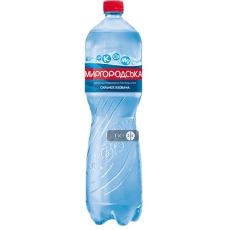 Вода минеральная Миргородская 2 лечебно-столовая сильногазированная 1.5 ...