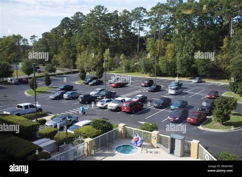 Hotel car parking lot. Tallahassee Florida USA Stock Photo - Alamy