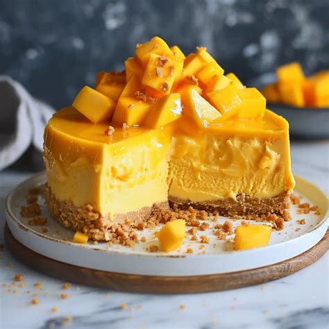 No Bake Mango Cheesecake A Simple And Delicious Recipe Recipes Time