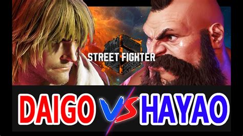 スト6ウメハラ DAIGO KEN vs はやお HAYAO ザンギエフ Street Fighter 6 YouTube