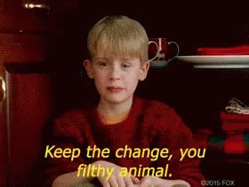 Home Alone Keep The Change You Filthy Animal GIF - HomeAlone KeepTheChangeYouFilthyAnimal ...