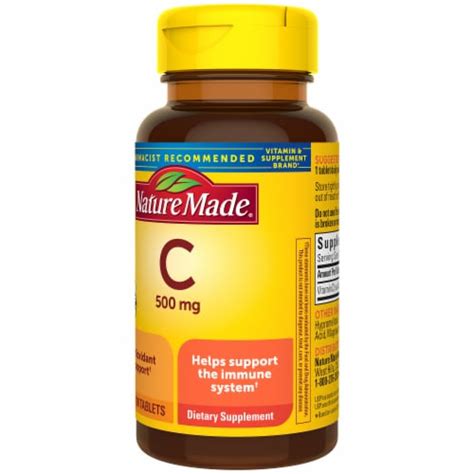 Nature Made® 500mg Vitamin C Tablets 100 Ct Fry’s Food Stores