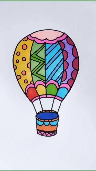 Step By Step Drawing Tutorial For Hot Air Balloon Artofit