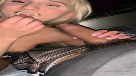 Blonde Escort Teasing Me To Finally Suck My Big Dick