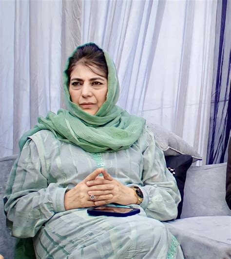 On Th Foundation Day Of Pdp Mehbooba Gives A Message To Opposition