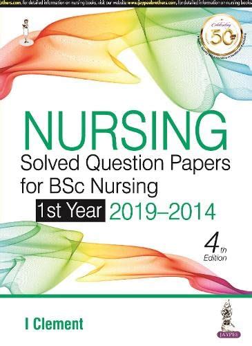 Nursing Solved Question Papers For Bsc Nursing St Year By I