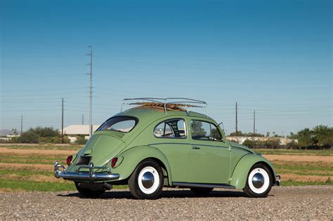 1963 VOLKSWAGEN BEETLE WITH SLIDE RAGTOP Rear 3 4 191051