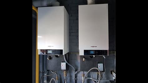 Встроенная газовая котельная с конденсационными котлами Viessmann - YouTube