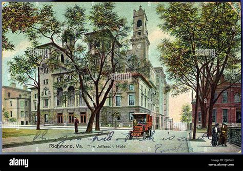 Jefferson Hotel Richmond Va Stock Photo Alamy