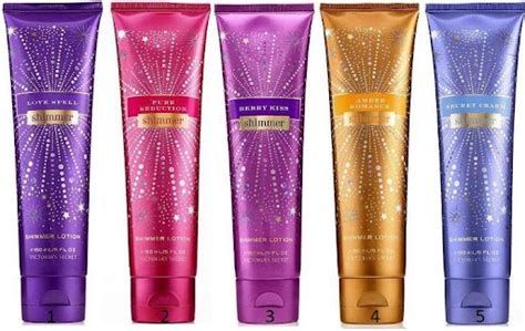 Pink Colors Victorias Secret Secret Garden Shimmer Lotion