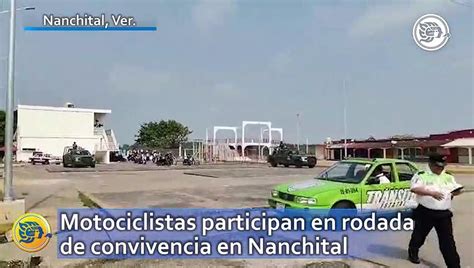 Motociclistas Participan En Rodada De Convivencia En Nanchital V Deo