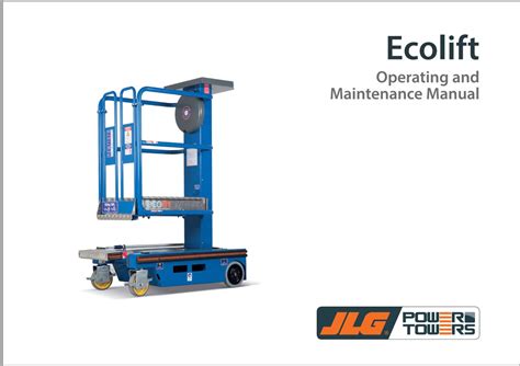 Jlg Power Towers Vertical Masts Ecolift Ecoliftwr Operation Maintenance