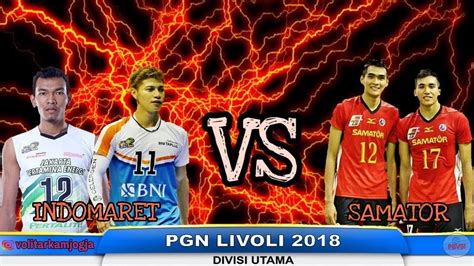 Final Livoli Divisi Utama Set Ke Bayangkara Samator Vs Indomaret