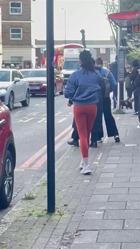 Slim Ebony Ass In Leggings Thisvid