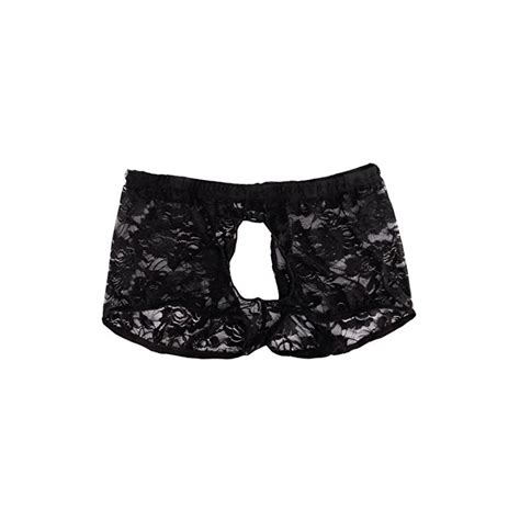 Freebily Jockstrap Uomo Gay Sospensorio Sportivo Sissy Intimo Sexy Hot Aperto Perizoma Pizzo