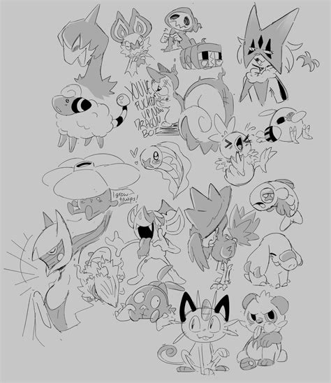 Pokemon Doodles By Sketchtablet On Deviantart