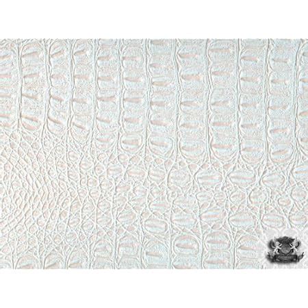 Amazon Vinyl Crocodile Gator Pearl Pink Faux Fake Leather Fabric