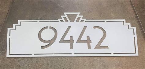 Retro Address Metal Sign Unique Address Sign Showstopper Etsy
