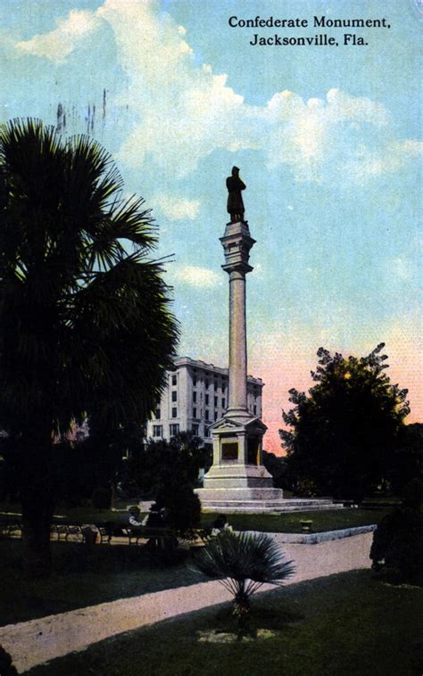 Florida Memory • Confederate Monument Jacksonville Florida