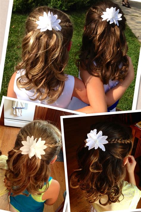 Adorable Hairstyles and Trends for Little Flower Girls 12