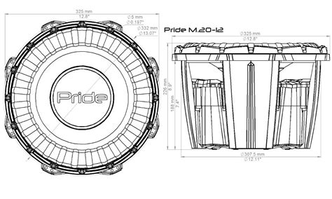 Pride M20.12 12" Subwoofer — SK-Autosound