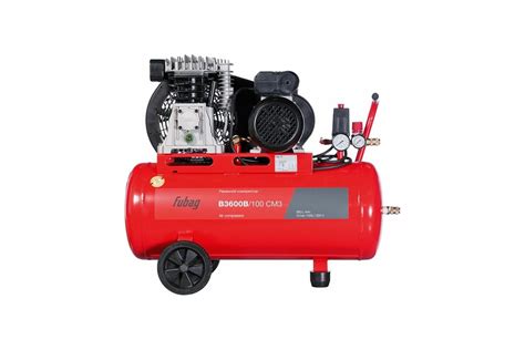 Компрессор FUBAG b3600b/100 cm3 360 л/мин, 100 л, 10 бар, 2.2квт ...