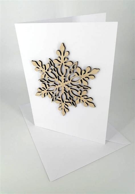 Snowflake Christmas Card - Zooniverse Designs