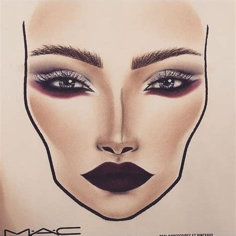 Зачем нужны фейс-чарты: вдохновляйся интересными идеями макияжа ...