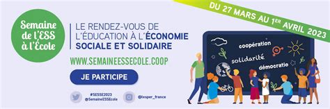 Participez à la 7ème édition de la Semaine de lESS à lEcole du 27