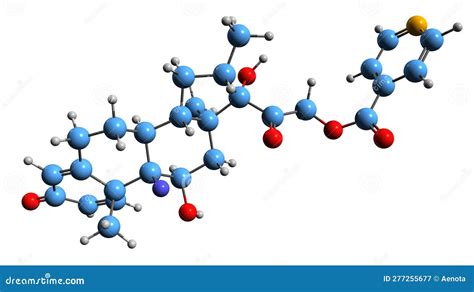3d Image Of Dexamethasone Skeletal Formula 277255678