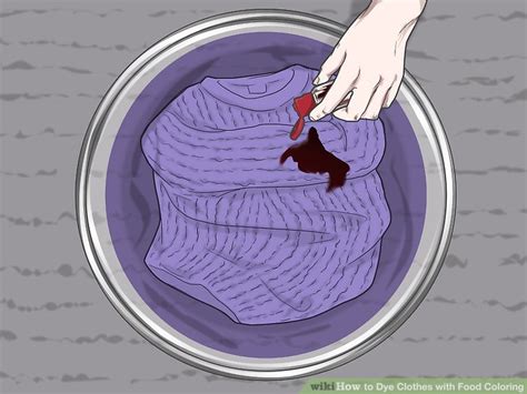 3 Easy Ways To Dye Clothes With Food Coloring WikiHow