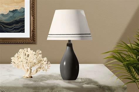 Aesthetic table lamp editable mockup, | Premium Scene Creator - rawpixel