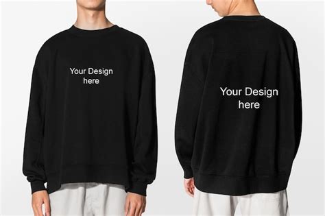 Premium Psd Hoodie Front And Back Mockup