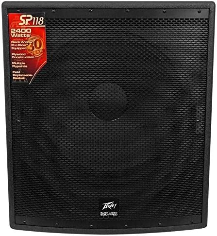 Amazon Peavey SP 118 18 2400 Watt Passive Flyable Black Widow