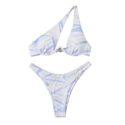 Anineo Color Sexy Women Swimwear Separates Swimsuit With Shoulder Underwire Bikini Swimsuit Cute